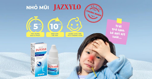 Thuốc nhỏ mũi Jazxylo là dòng thuốc co mạch duy nhất hiện nay được bộ y tế cấp phép sử dụng cho trẻ từ 3 tháng tuổi