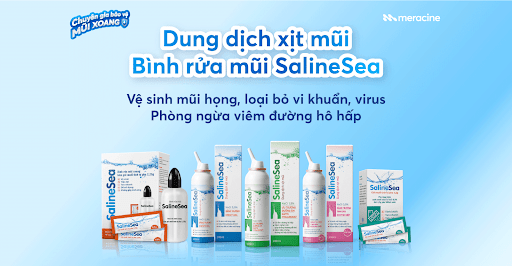 SalineSea - Bộ sản phẩm chuyên biệt chăm sóc mũi từ muối biển