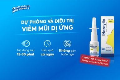 Nozeytin - Kháng Histamin đường xịt đầu tiên chứa Azelastin tại Việt Nam