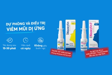 Nozeytin - Kháng Histamin đường xịt dự phòng và điều trị viêm mũi dị ứng