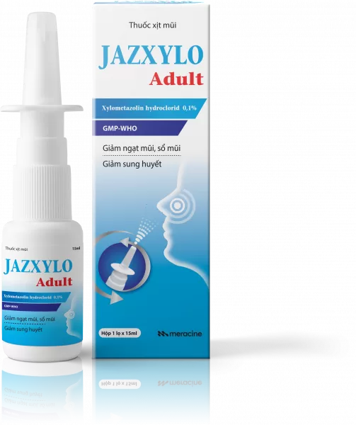 Thuốc xịt mũi Jazxylo giảm nghẹt nhanh lọ 15ml