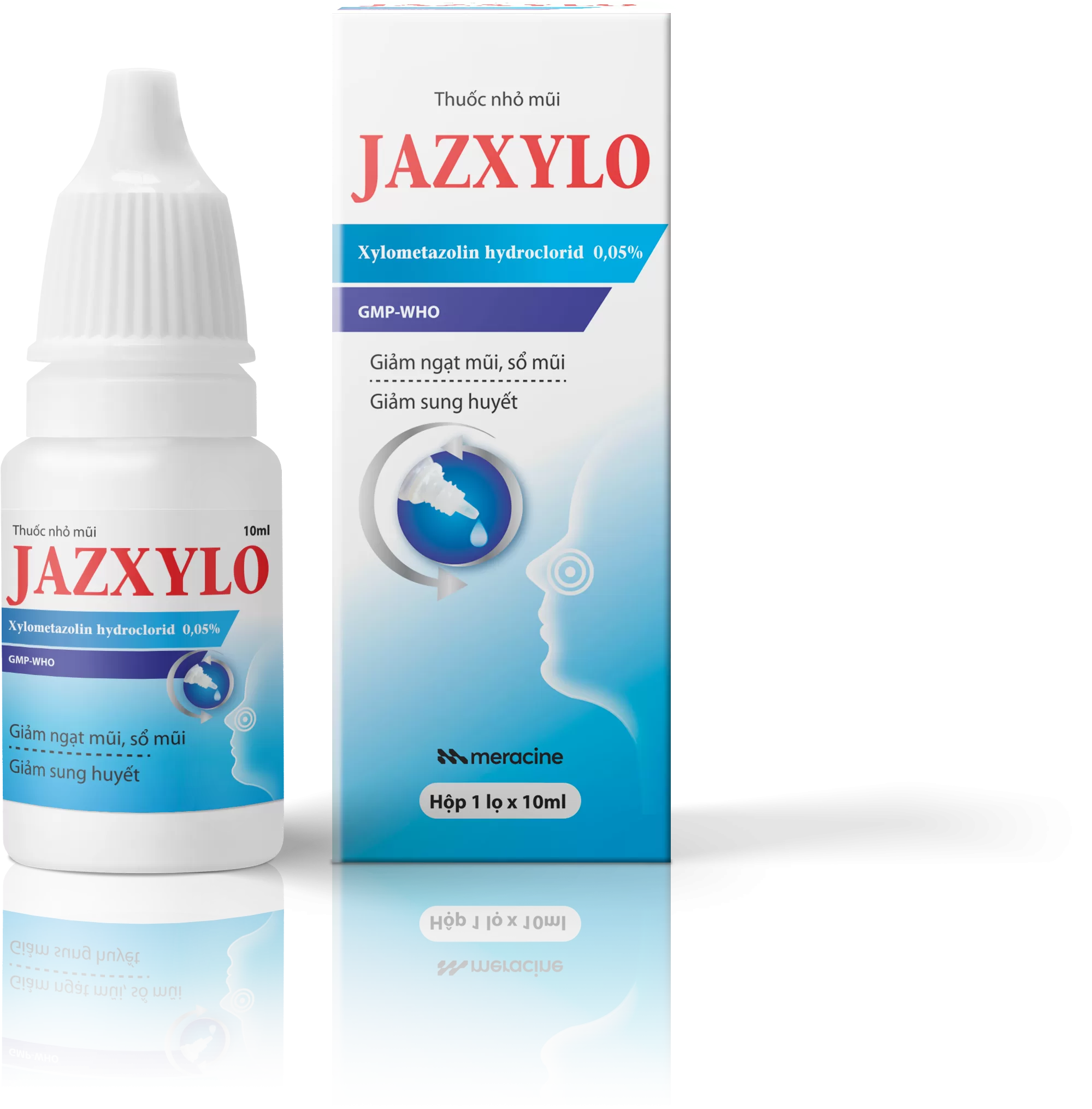 Thuốc nhỏ mũi Jazxylo giảm nghẹt nhanh lọ 10ml