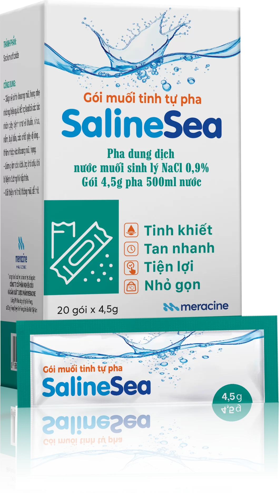 Gói muối tự pha SalineSea (20 gói * 4.5g)