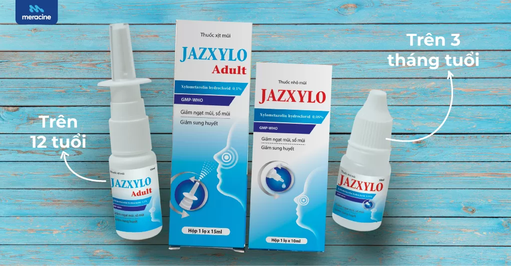 Jazxylo nhỏ mũi - Sản phẩm DUY NHẤT trên thị trường dùng được cho trẻ từ 3 tháng tuổi