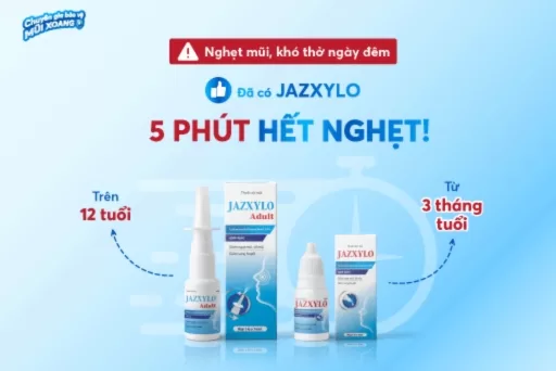 ​ Jazxylo thông mũi hết nghẹt sau 5 phút