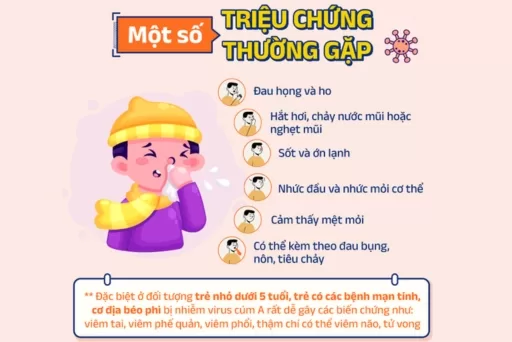 ​ Dấu hiệu của bệnh cúm A