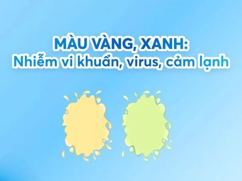 Giải mã bệnh hô hấp qua màu sắc nước mũi