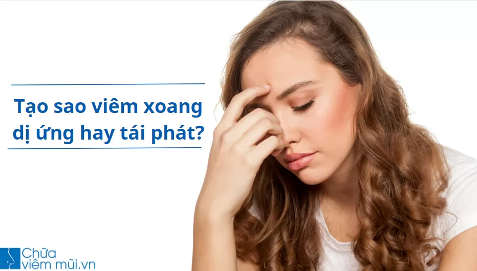 [Chi tiết] cách chữa viêm xoang dị ứng không tái phát tại nhà