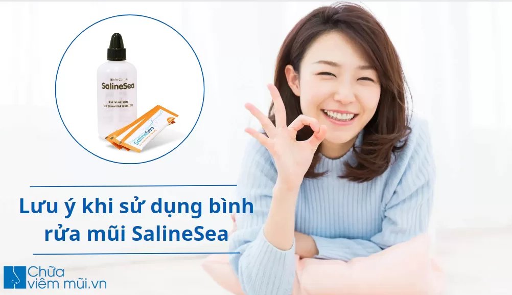 Hướng dẫn chi tiết cách sử dụng bình rửa mũi SalineSea