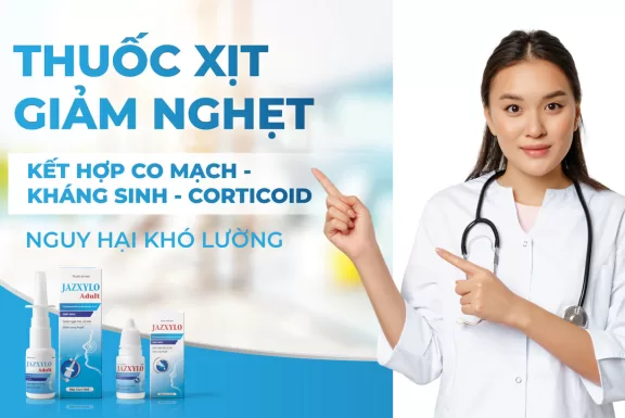 Chuyên gia cảnh báo lạm dụng thuốc co mạch kết hợp với kháng sinh, corticoid