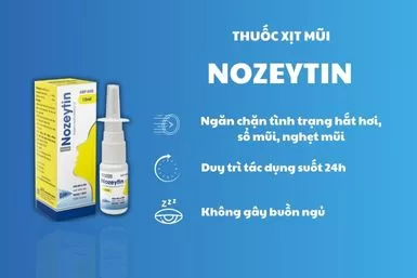 ​ Nozeytin chuyên trị tình trạng viêm mũi dị ứng