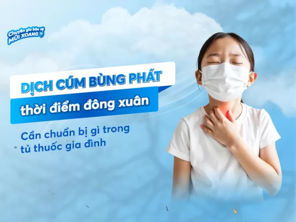 Dịch cúm thường bùng phát vào thời điểm đông xuân