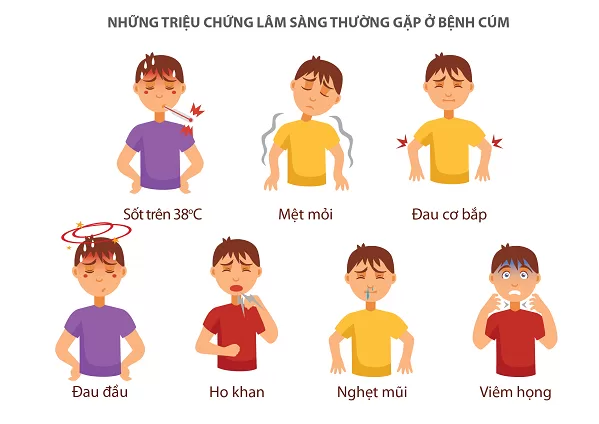 Triệu chứng phổ biến khi mắc cúm mùa