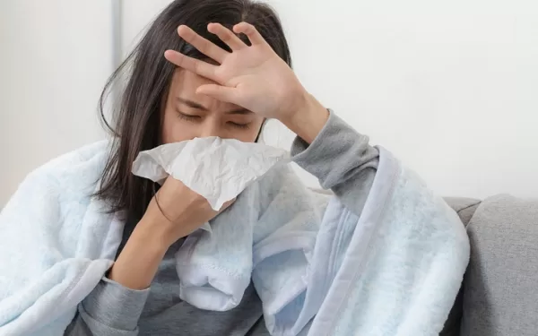 Niêm mạc sung huyết, tăng tiết dịch gây nghẹt mũi khi bị cảm