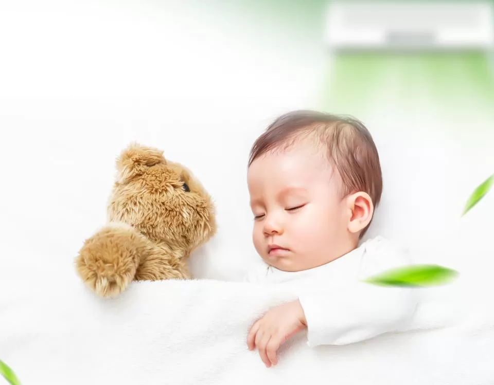 Điều chỉnh tư thế ngủ phù hợp giúp trẻ hết nghẹt mũi khi ngủ