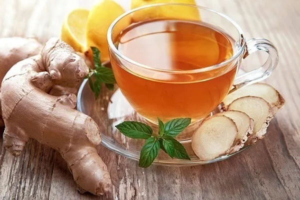 Trà gừng thường được sử dụng để làm dịu tình trạng viêm mũi dị ứng